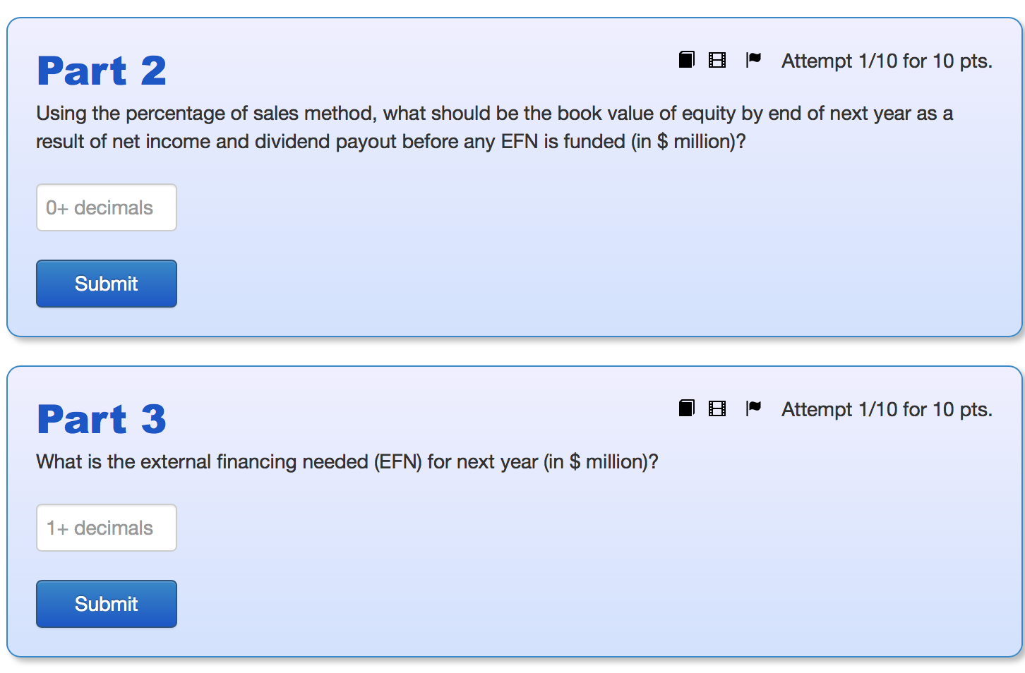 given below (all numbers in $ million): Assets Cash 36 Accounts receivable