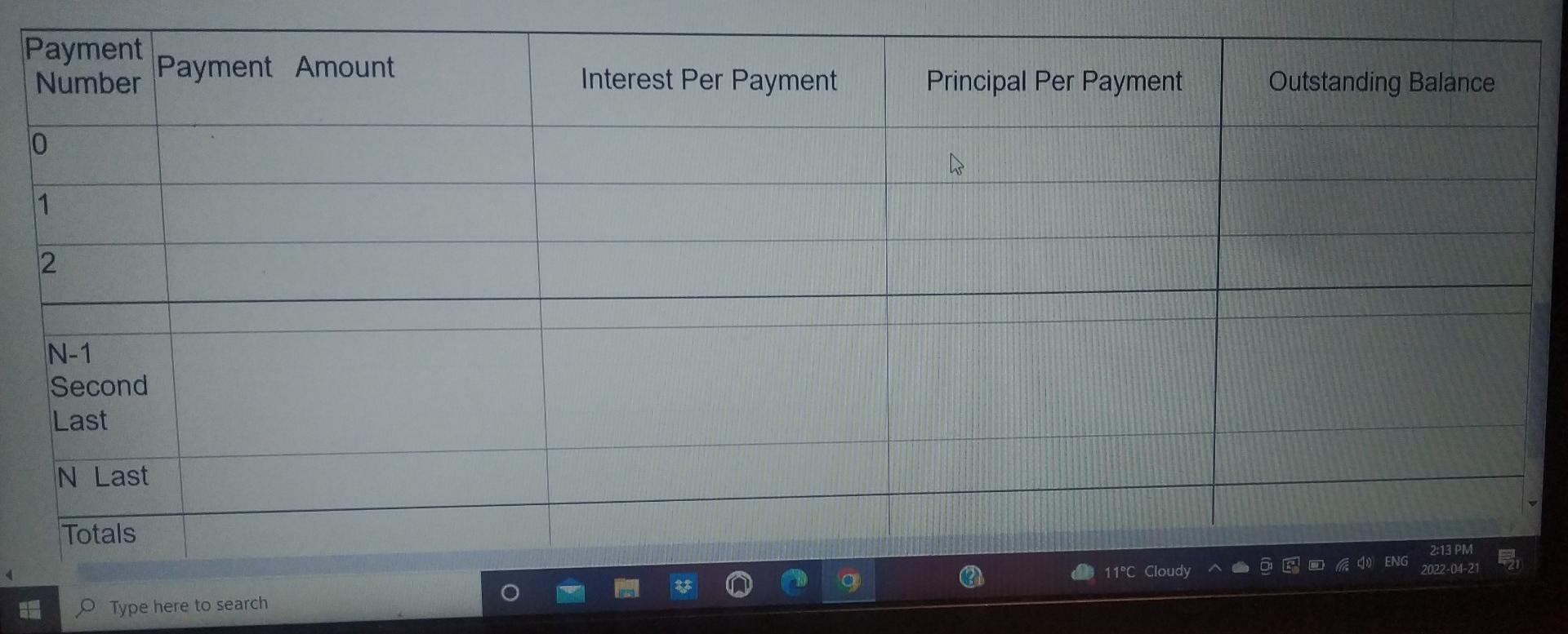They financed the home by putting 10% down and amortizing the balance