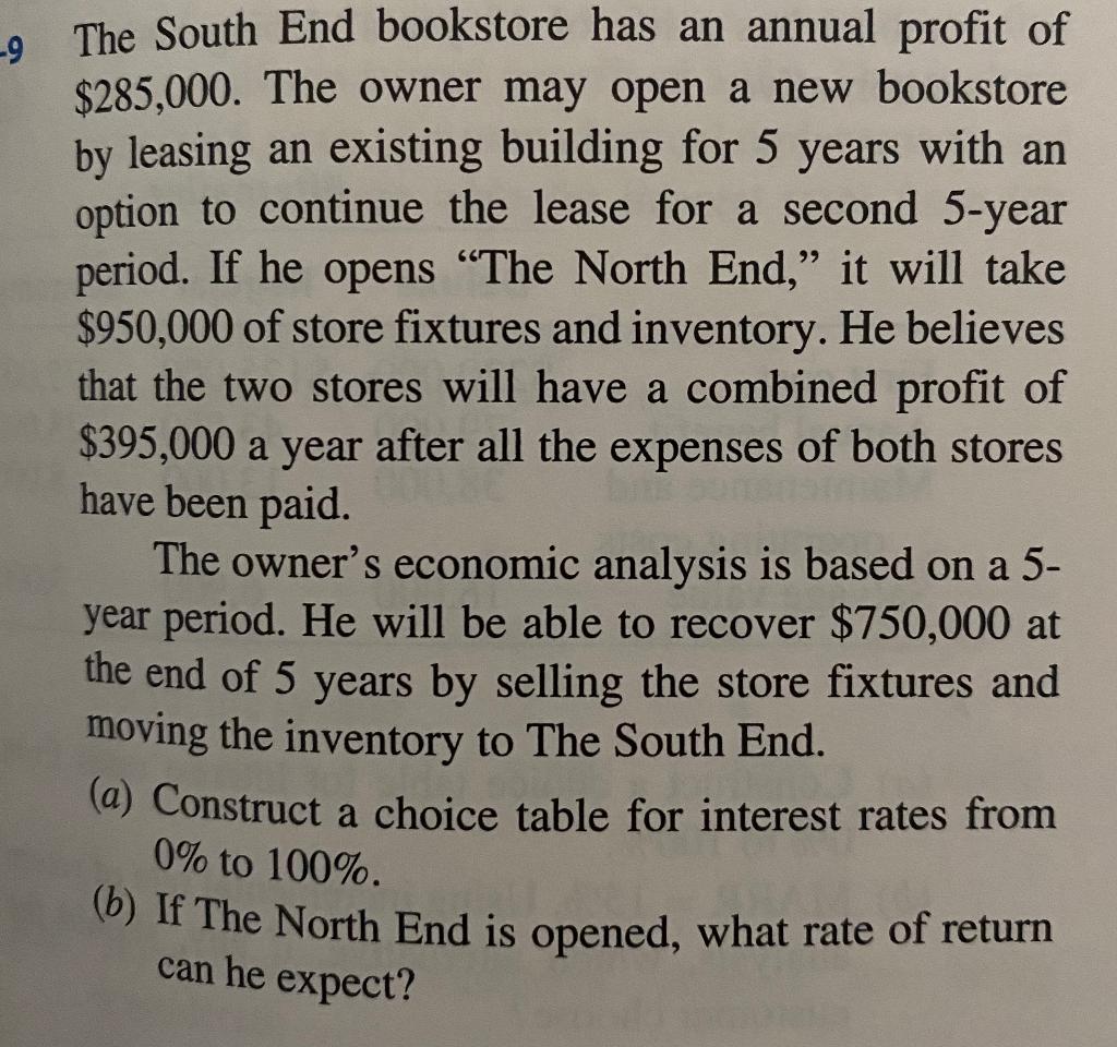 Please do in excel and include what equations you used -9 The