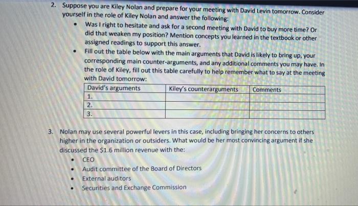 Case 3 Kiley Nolan's Ethical Dilemma (a GVV Case) Nouth City Electronics