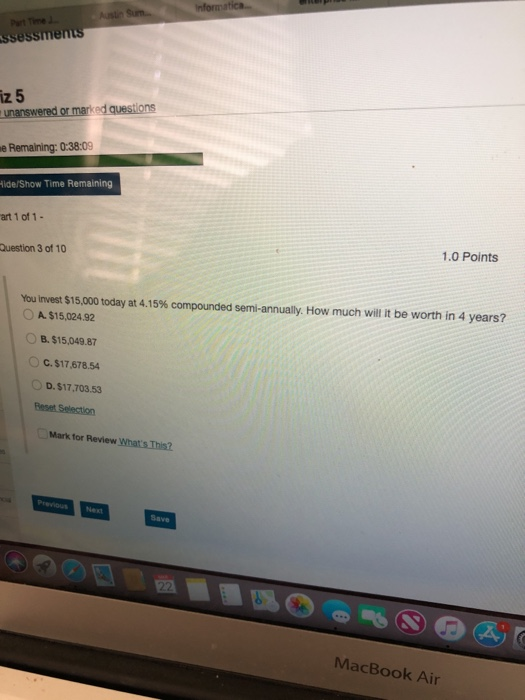  Part Time- iz 5 e Remaining: 0:38:09 ide/Show Time Remaining art