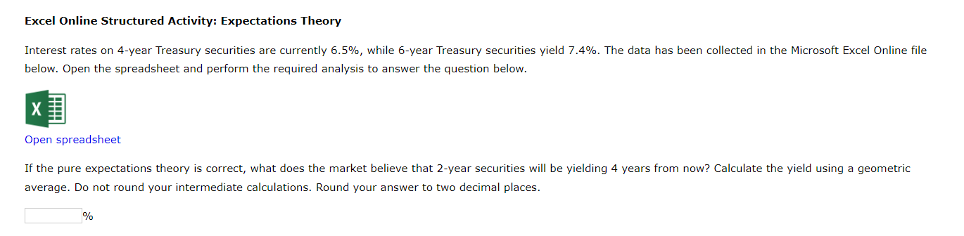 1 + Total return earned on 4-year securities Yield on 2-yr. securities,