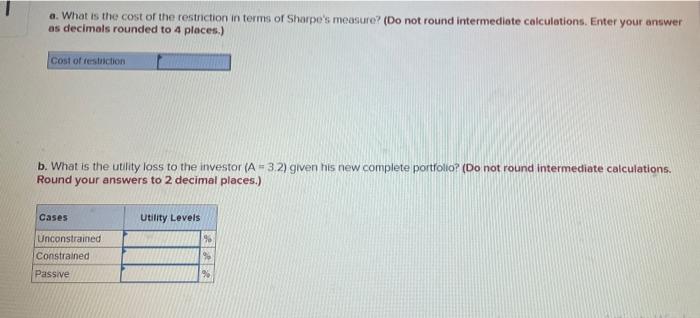 forecasters in the following table Asset Stock A Stock Stock Stock D