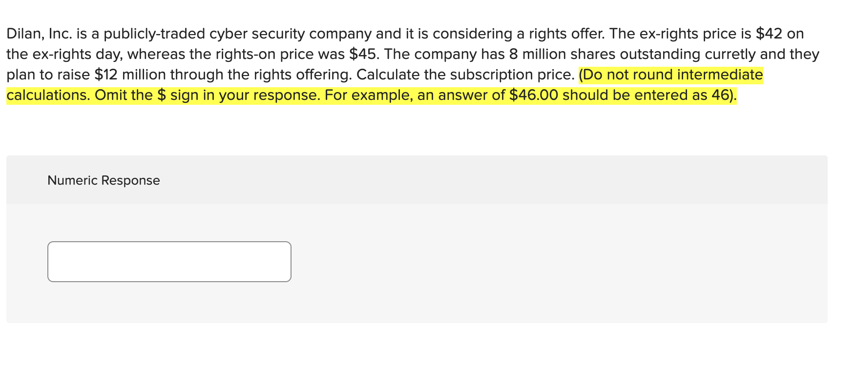 25) Can i please get help with this practice question. Dilan, Inc.