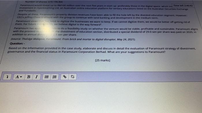 with investments in education. Now, it has become a disruptor as its