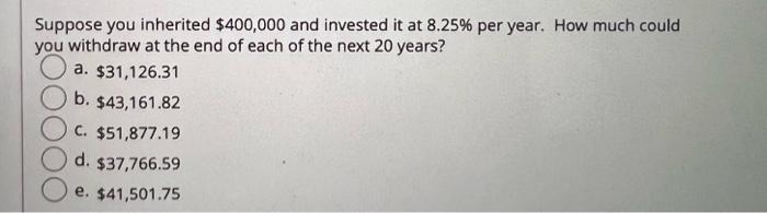 in earnings per share (EPS) over the 5-year period? a. 7.78% b.