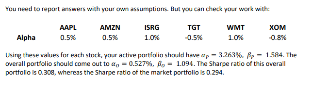 complement our passive investments. To do this, create an Excel worksheet. Use
