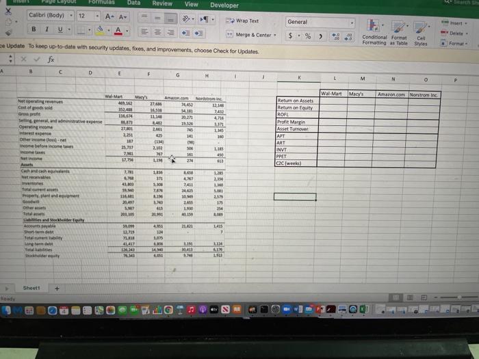  General insert Formulas Data Review View Developer Calibri (Bodyl 12 A-