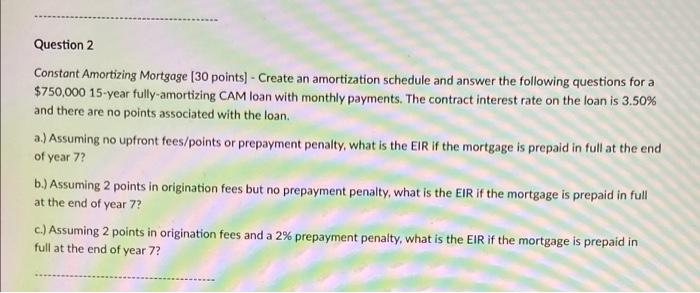 can you please answer this question on the excel sheet Question 2