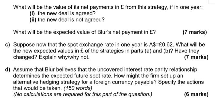 1.8m Australian dollars (A$) for sure in one year from now. Blur