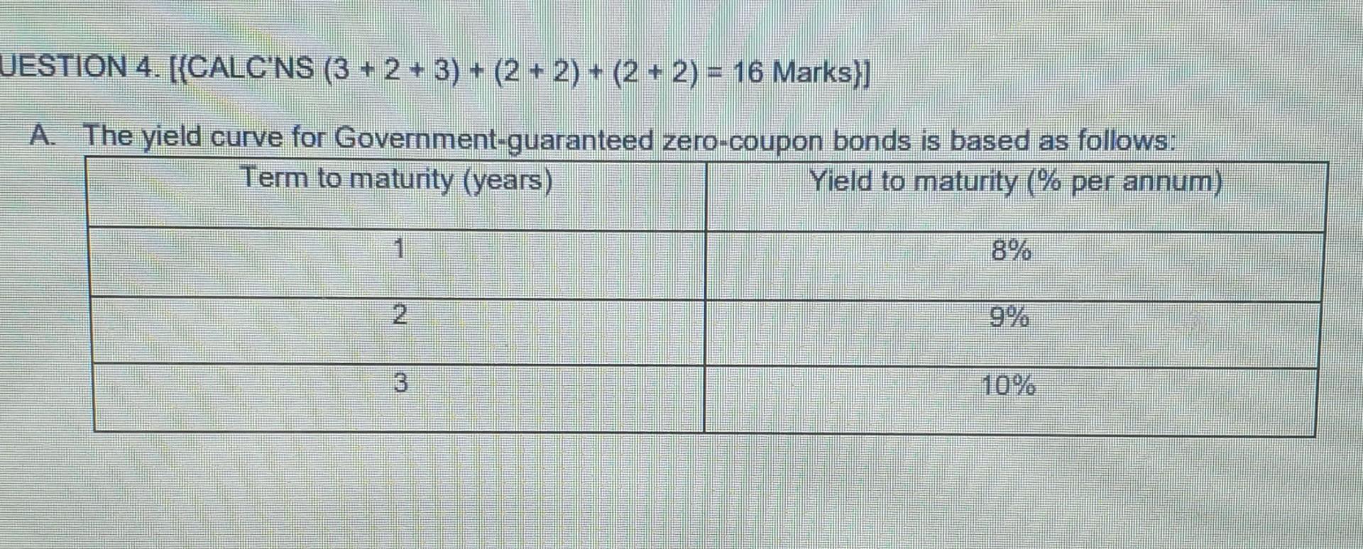 UESTION 4. [(CALC'NS (3 + 2 + 3) + (2 +