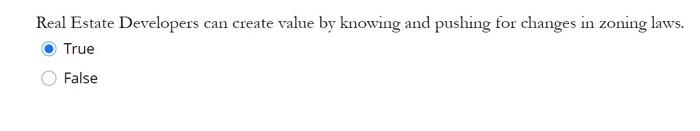  Real Estate Developers can create value by knowing and pushing for