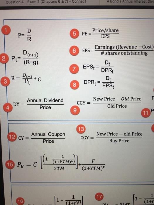 Problem (2 parts) Needing to raise more capitol, you advised the board