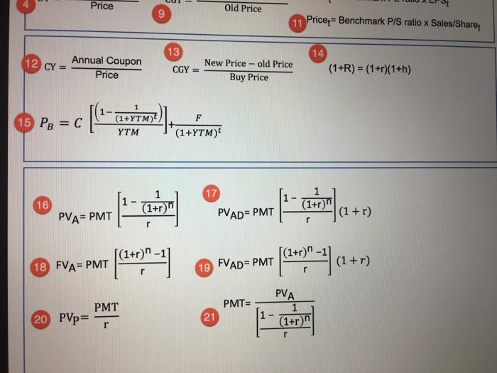 year, not increasing. In perpetuity. Your investors require a rate of return