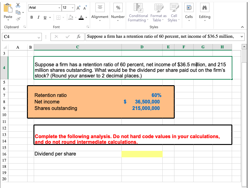  12 A A Conditional Format as Cell Cells Editing Formatting Table