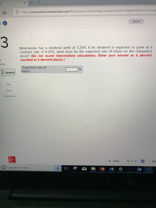  https:/ewconnectrh educationcomflow/connect.htmi? sRegetrue&returnUrl.https%3A%2F%2foonn Saved 3 waterworks has a dividend yield of