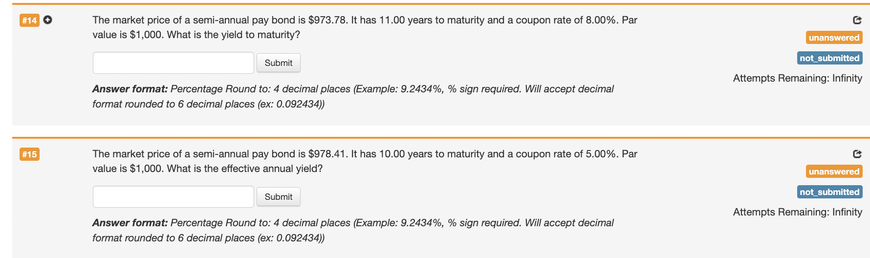 Please explain the steps and equations you use #14 The market price