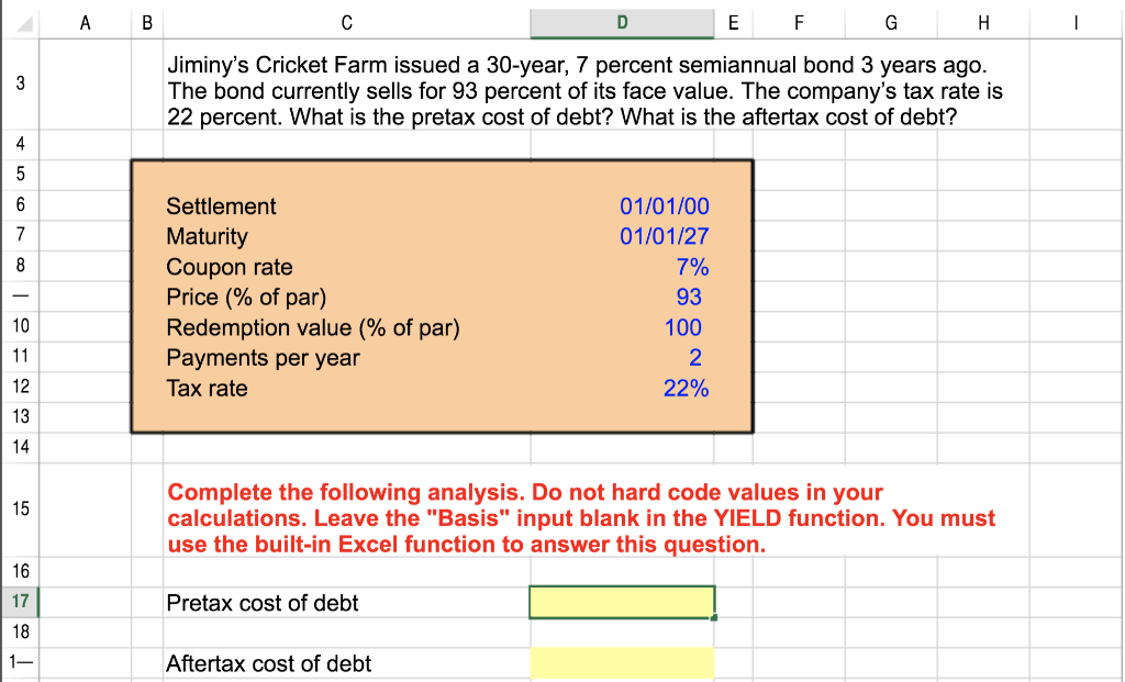  A B C D E F G . 3 Jiminy's Cricket