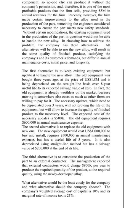 produce it without the company's permission, and therefore, it is one of