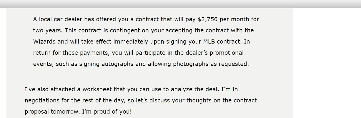 double-A (AA)-level baseball team, the Dodge City Cowboys; last year, he was