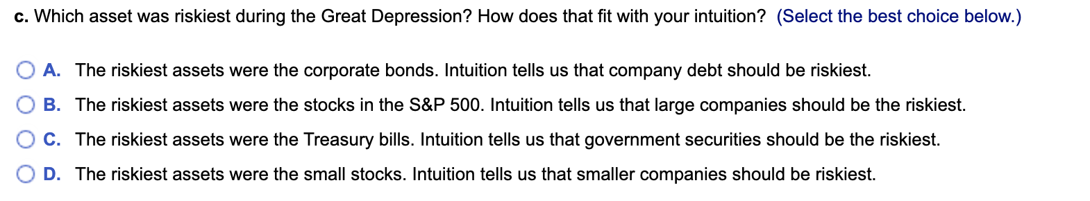 Compute the variance and standard deviation for each of the assets from