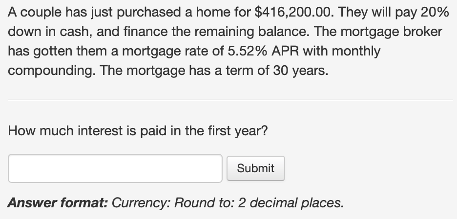 Please explain how to get the answer using a financial calculator or