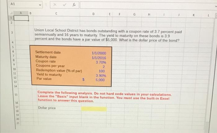 can you please do the equation exactly like on the spreadsheet A1