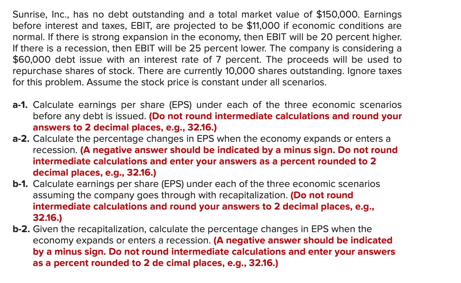 Can you please write the number and answer and bold them at