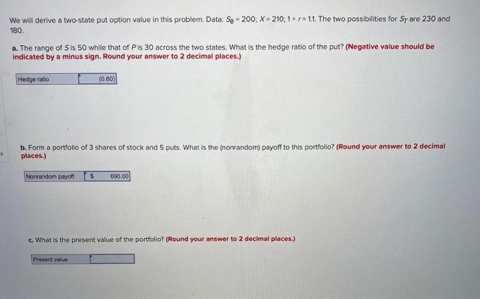  Needing to figure out c & d We will derive a