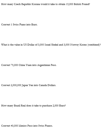 help! Foreign Exchange Quotes TABLE 18.2 Exchange rates: July 9, 2018 USD