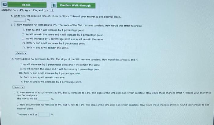  % n eBook Problem Walk-Through Suppose nu - 4%, 14 -