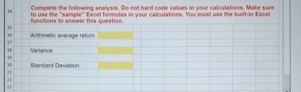 you! EF WN You've observed the following returns on Crash-n-Burn Computer's stock