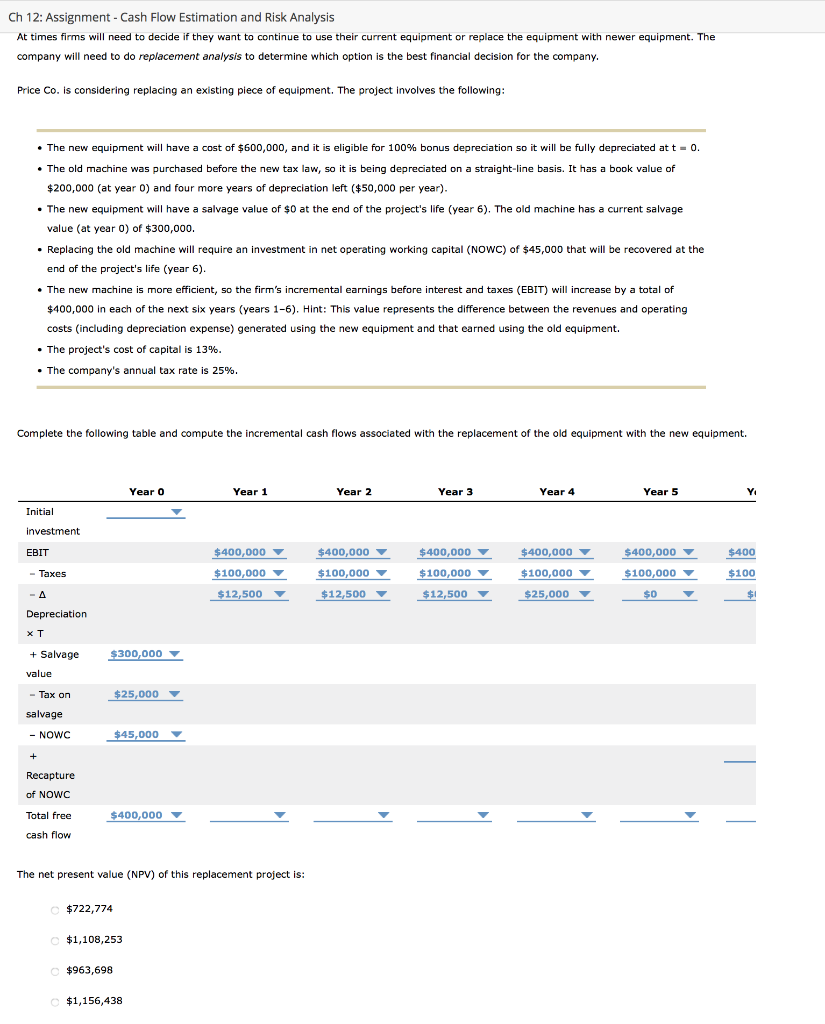 These numbers that I inputted are not correct and I need