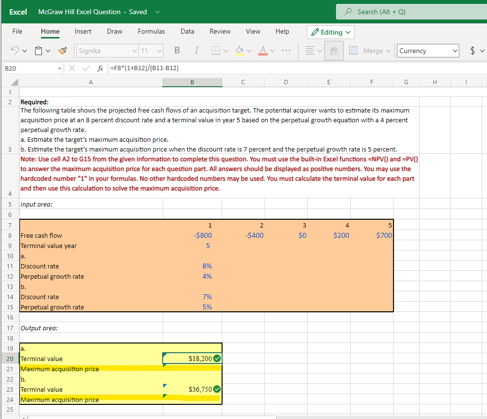  For an answer to be graded as correct, you must use