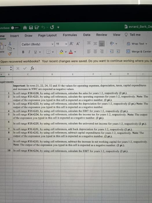 Calibri (Body) V 11 == Wrap Text ' a. Av B IU