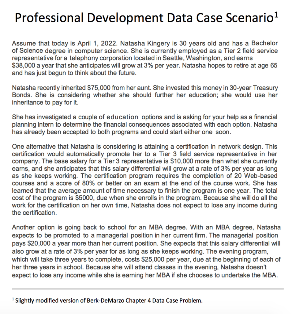Please read the full case (below) and answer questions. Please display formulas