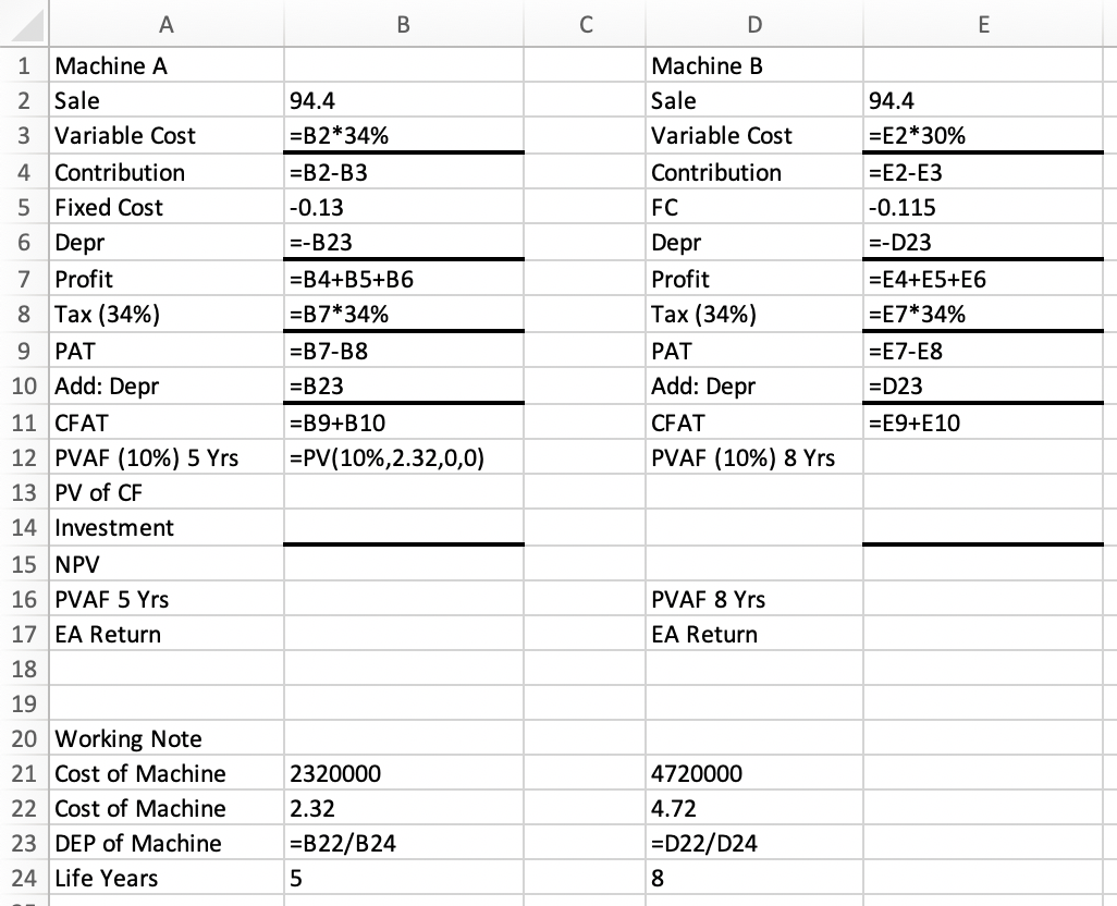 its production machinery. The company's sales are $9.44 million per year, and