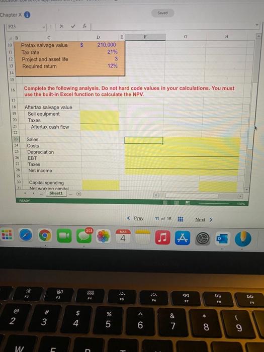 F23 X c D G 1 2 3 Quad Enterprises is considering