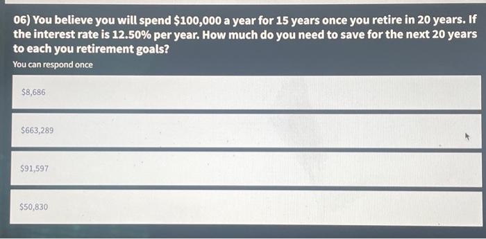 that will pay $100 each year for the next 8 years. He