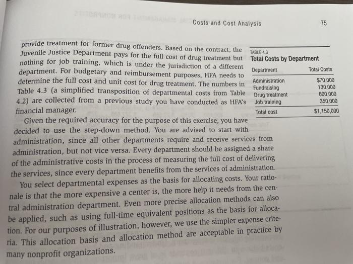  identifying types if cost. Costs and Cost Analysis 75 TABLE 43