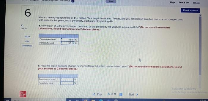  For Help Seve & Exh Subm Check my work 6 You