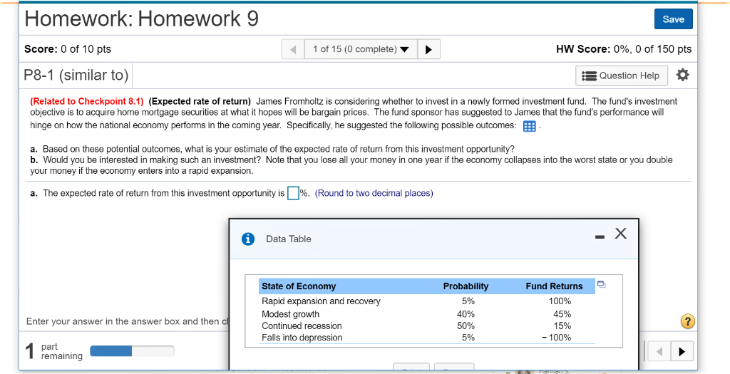 Answer Part A and B Please (: Homework: Homework 9 Save