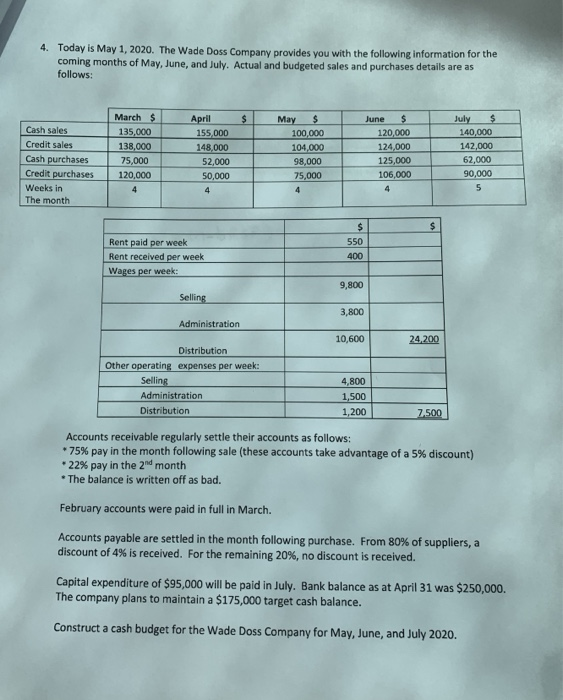 Please use Excel if possible! Please show all formulas and concepts in