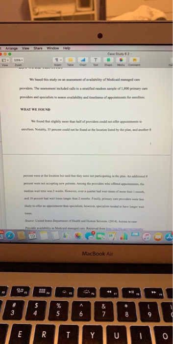 what recommendations would you implement from the findings in this plan with