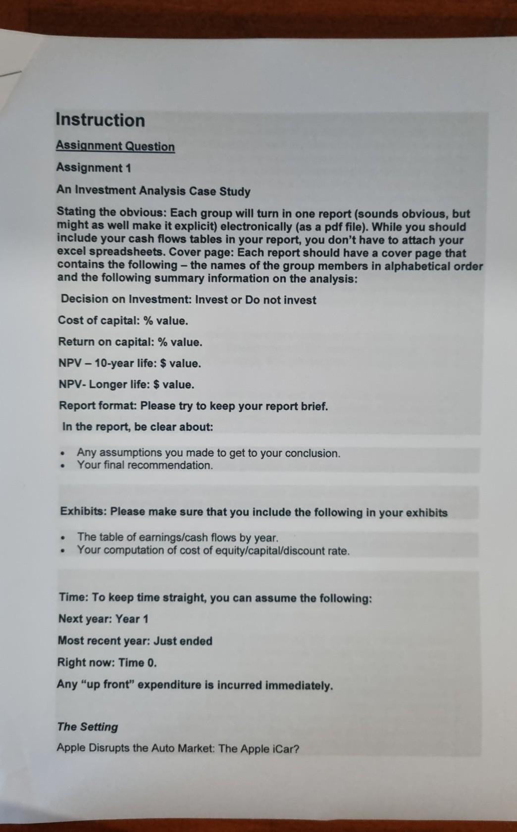  i have reposted the same Question Instruction Assignment Question Assignment 1