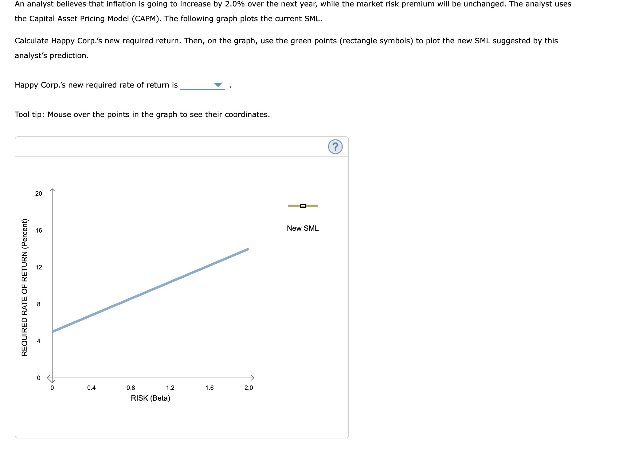 you An analyst believes that inflation is going to increase by 2.0%