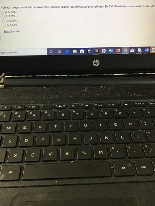  i need help with all these questions A 20 year coupon