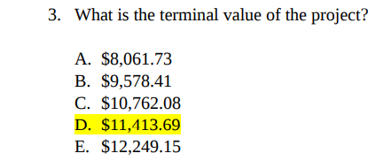 is considering investing in: 4 $4,500 5 $4,600 Select Operating Projections for