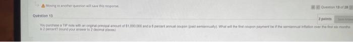 You purchase a TIP note with an original principal amount of \$1,000,000