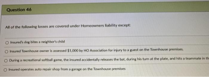 45 What policy should be recommended to Ron and Linda Arthur to